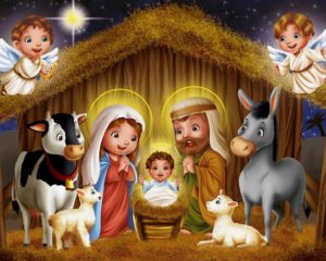 Imagen del nacimiento del nino Jesus